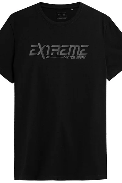 Černé pánské tričko 4F M H4Z21-TSM015 20S