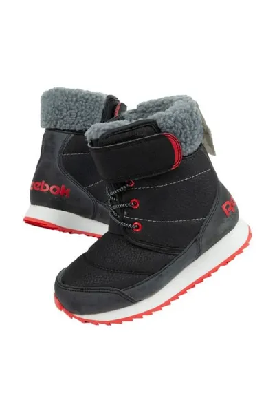 Dětské černé zimní boty sněhule Reebok Snow Prime Jr AR2710
