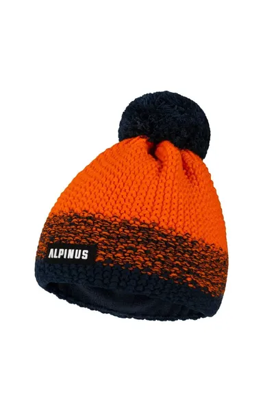 Oranžovo-zelená zimní čepice Alpinus Mutenia Hat Melange M TT43841