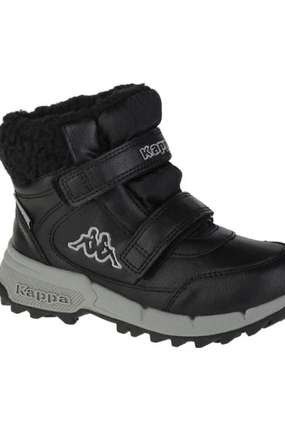 Černé dětské zimní boty Kappa Tapiwa Tex K Jr 260906K-1116
