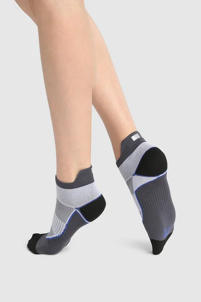 Sportovní dámské ponožky DIM SPORT IN-SHOE SOCKS - DIM SPORT - tmavě šedá