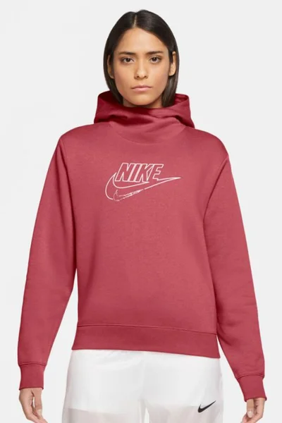 Dámská růžová mikina s kapucí Nike Sportswear W DD5836-622