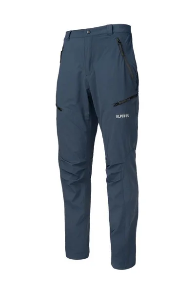 Modré pánské trekingové kalhoty Alpinus Mieders M AP43822