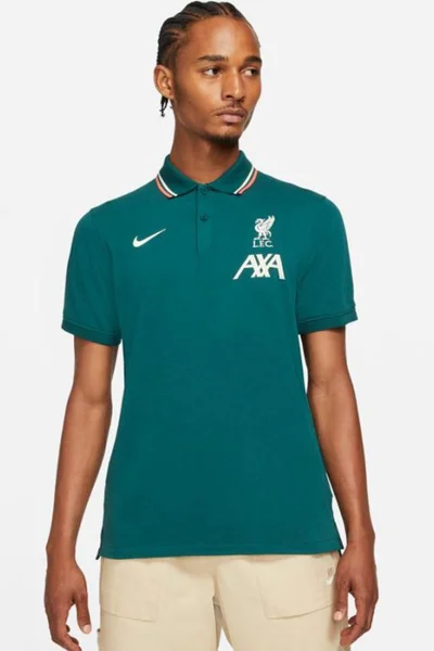 Zelené pánské polo tričko Nike Liverpool FC Polo Shirt M DA9778 376