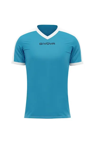 Modro-bílé pánské tričko Givova Revolution Interlock M MAC04 0503