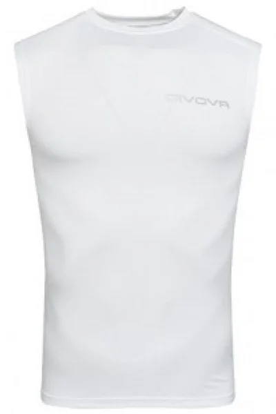 Bílé pánské tričko bez rukávů Givova Corpus 1 M MAE010 0003