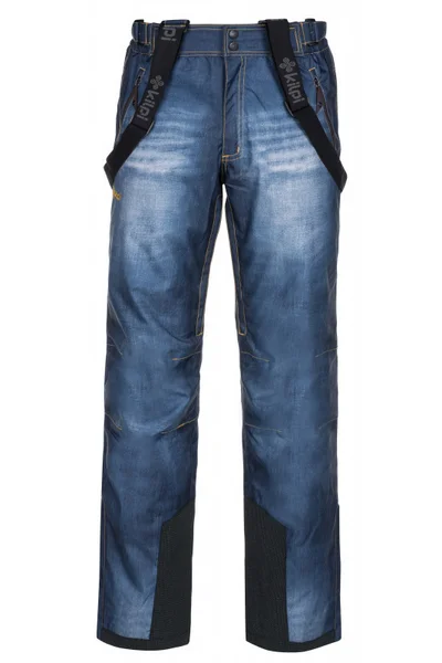 Lyžařské kalhoty Kilpi DENIMO-M v jeans-modré barvě