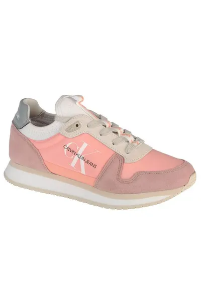 Růžové dámské boty Calvin Klein Runner Laceup W YW0YW00462-TA9