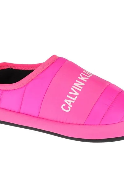 Dámské růžové pantofle Calvin Klein Home Shoe Slipper W YW0YW00479-TZ7
