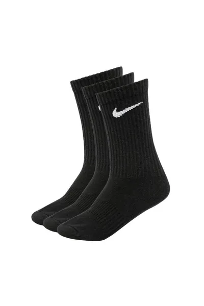 Černé pánské ponožky Nike Everyday Lightweight Crew 3Pak SX7676-010