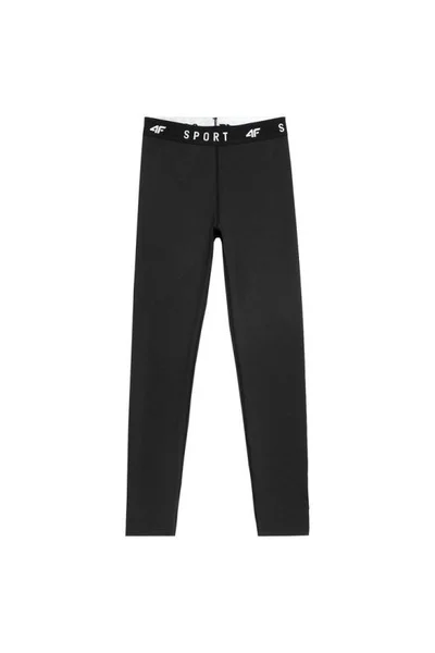Černé dámské kalhoty 4F W H4L22-SPDF 351