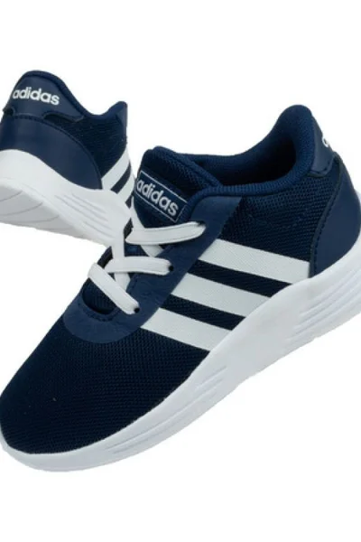 Tmavě modré dětské boty Adidas Lite Racer Jr EH2570