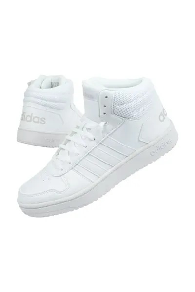 Bílé dámské sportovní boty Adidas Hoops 2.0 W B42099