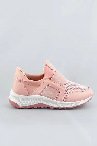 Růžové sportovní slip-on boty od COLIRES