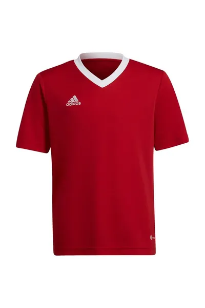 Červené dětské tričko Adidas Entrada 22 Jsy Jr H57496