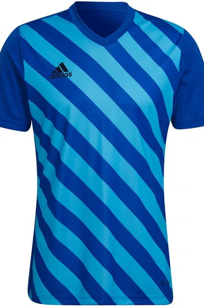 Modré pánské tréninkové tričko Adidas Entrada 22 Graphic Jersey M HF0116