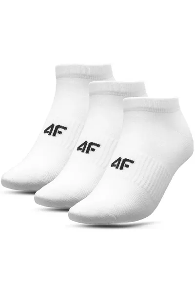 Dámské bílé ponožky 4F (3 páry)