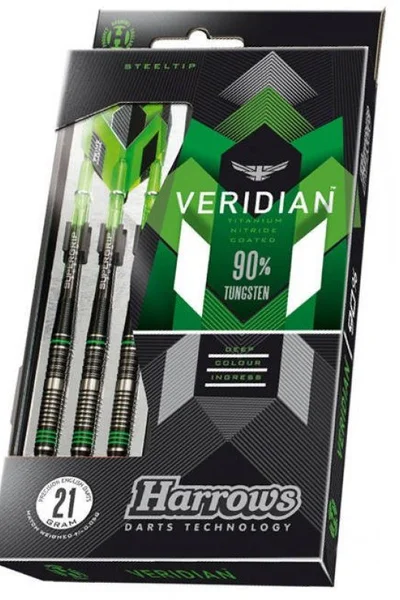 Hrací šipky Harrows Veridian 90% Steeltip HS-TNK-000013339