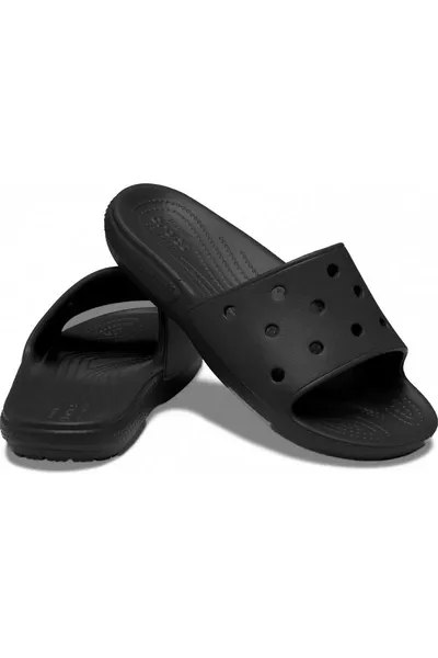 Černé pánské pantofle Crocs Classic Slide 206121 001