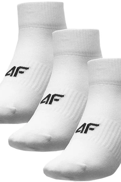 Bílé dámské ponožky 4F W H4L22 SOD303 10S+10S+10