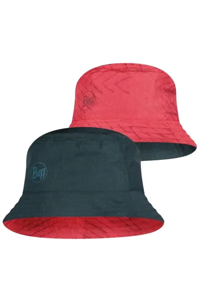 Červený klobouk Buff Travel Bucket Hat S/M 1172044252000