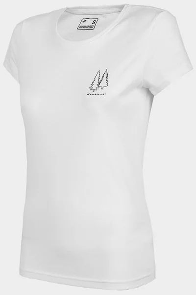 Bílé dámské tričko 4F W H4L22-TSD068 11S