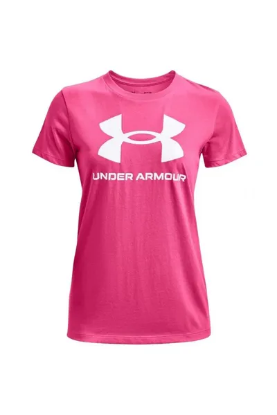 Růžové dámské tričko Under Armour Live Sportstyle Graphic W 1356305 634