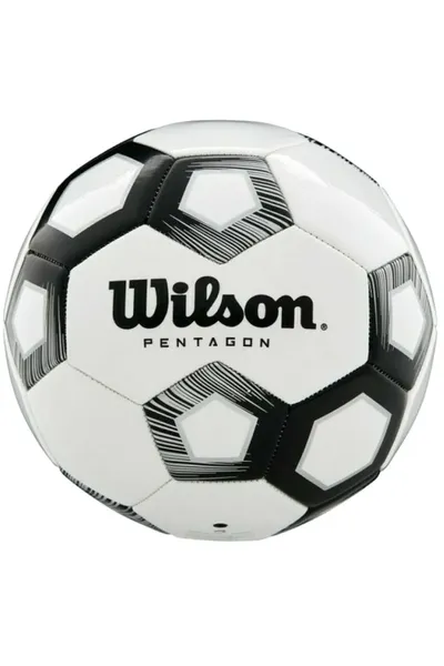 Bílý fotbalový míč Wilson Pentagon WTE8527XB