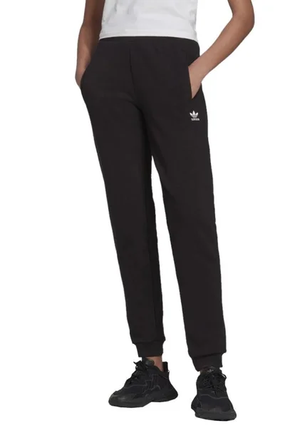 Černé dámské tepláky Adidas Adicolor Essentials Slim Joggers Pants W H37878