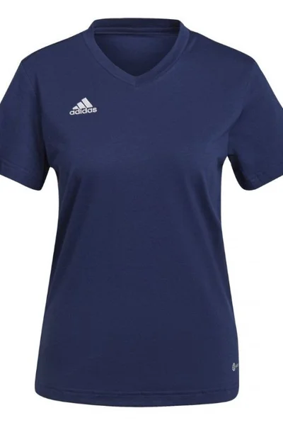 Tmavě modré dámské tričko Adidas Entrada 22 W HC0440