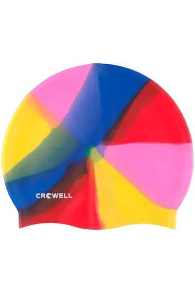 Silikonová plavecká čepice Crowell Multi-Flame-03