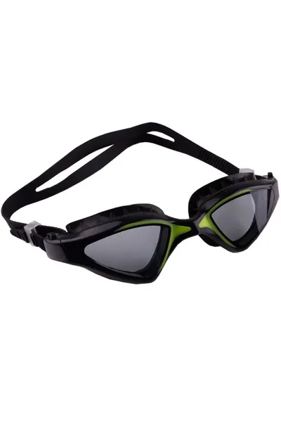 Černo-zelené plavecké brýle Crowell Flo okul-flo-black-green