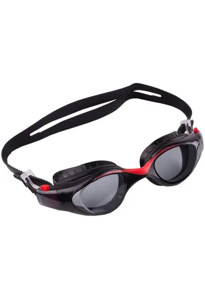 Černo-červené plavecké brýle Crowell Splash Jr