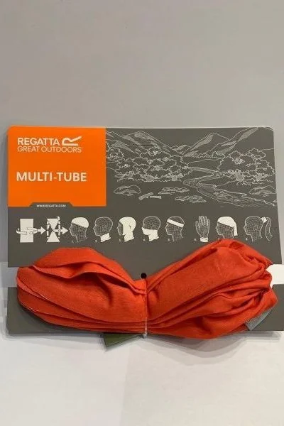 Červený unisex nákrčník Regatta RMC051 Multitube 6QM