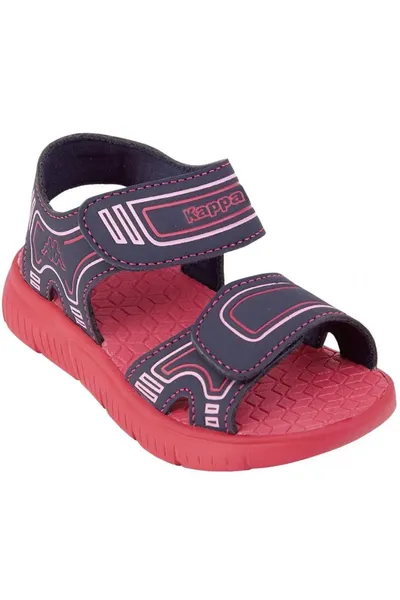 Modro-růžové dětské sandály Kappa Kaleo K Jr 260887K 6722
