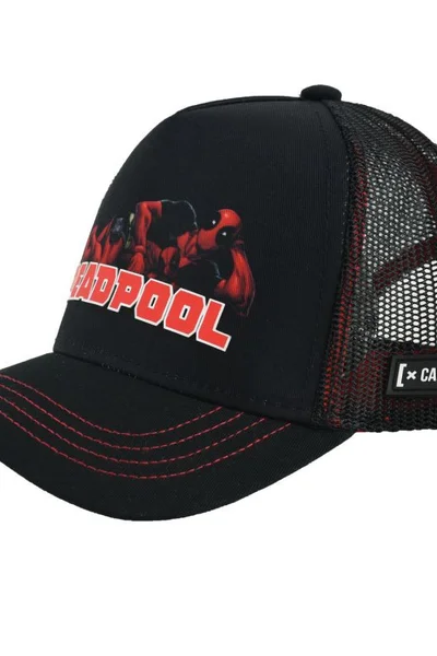 Černá kšiltovka Marvel Deadpool Cap CL-MAR4-1-DEA3
