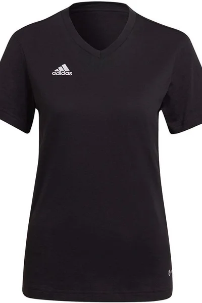 Černé dámské tričko Adidas Entrada 22 Tee W HC0438