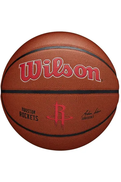 Hnědý basketbalový míč Wilson Team Alliance Houston Rockets
