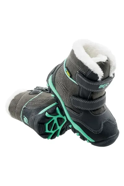 Zimní kožešinové boty Bejo pro nejmenší s gumovou podrážkou