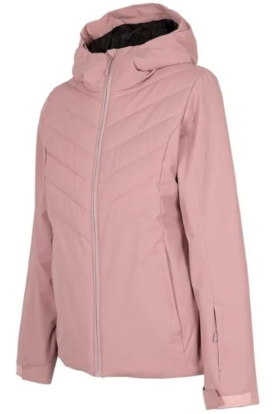 Růžová lyžařská bunda NeoDry 4F pro ženy