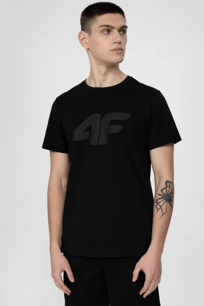 Pánské černé tričko4F