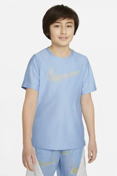 Dětské modré tričko Nike Breathe