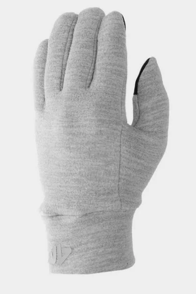 Dětské šedé rukavice 4F