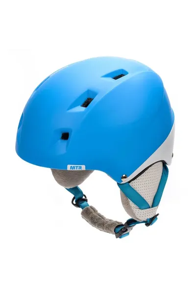 Lyžařská modrá helma Meteor Kiona
