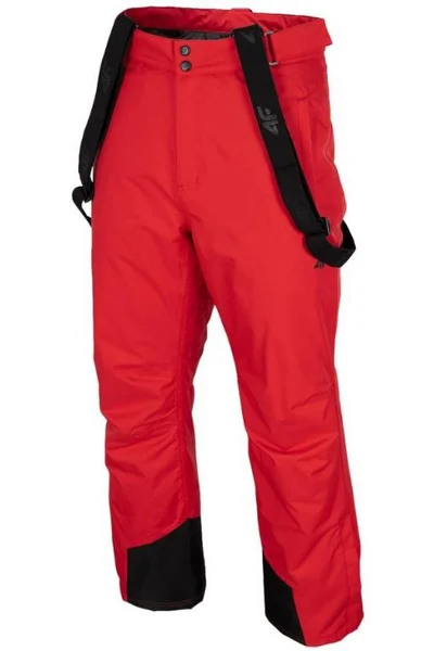 Pánské červené lyžařské kalhoty 4F