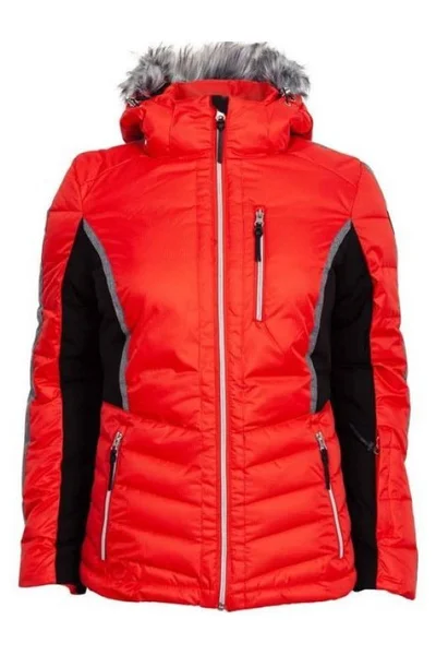 Červená lyžařská bunda pro ženy Icepeak
