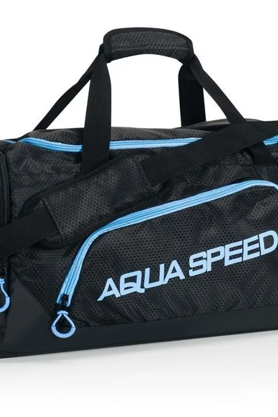 Černo-modrá sportovní taška AQUA SPEED