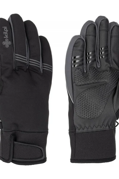 Teplé černé rukavice pro zimní sporty Kilpi