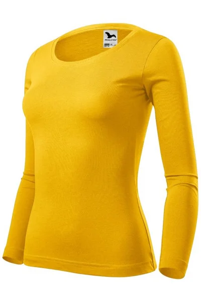 Dámské žluté tričko s dlouhým rukávem od Malfini
