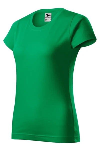 Klasické zelené dámské tričko s krátkým rukávem - Malfini